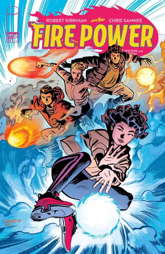Get a first look at the Penultimate issue of Fire Power By Kirkman & Samnee