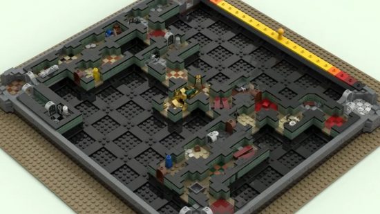 Fan design turns DungeonQuest board game into Lego set