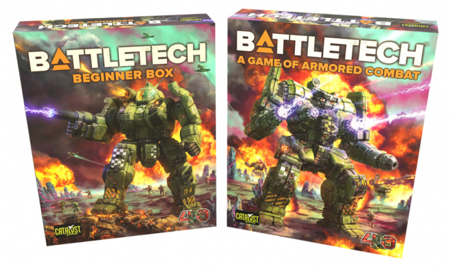 Two 40th Anniversary Cover 'BattleTech' Boxed Sets Announced