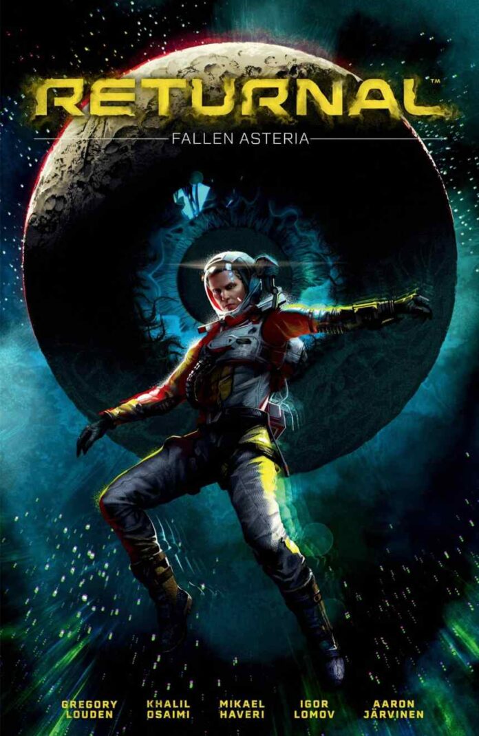 Escape from Atropos in the graphic novel adaptation of Returnal: Fallen Asteria