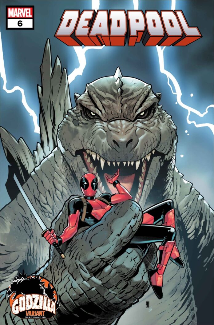 Godzilla marches across the Marvel Universe in September and October on variant covers