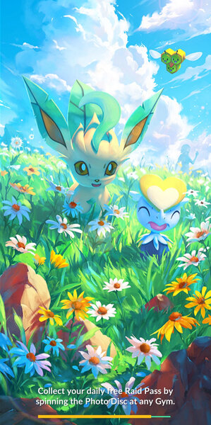 New Delightful Days Season loading screen available now in Pokémon GO