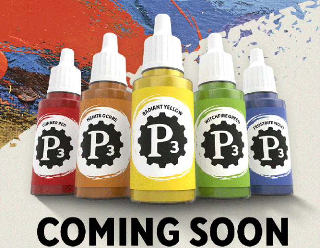 Steamforged Will Launch Second Wave of 'P3 Paints'