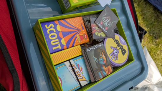 Yes, you can play board games at a music festival, but there will be casualties