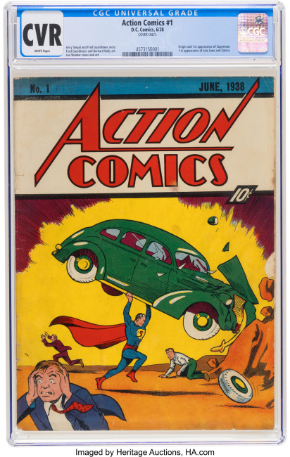 'Action Comics' #1 Superman Cover Wrap Goes for Over $400,000