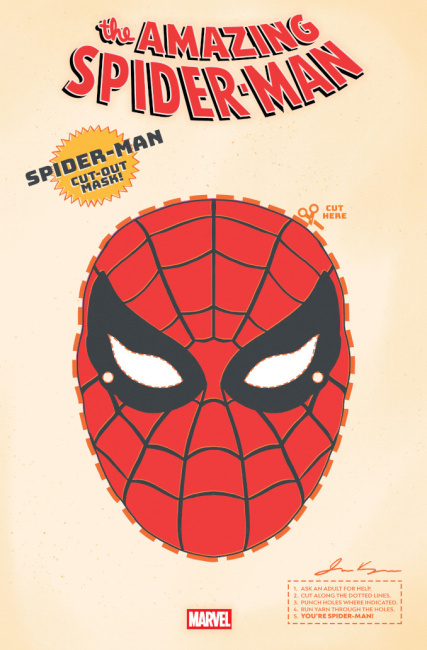 Preview: Marvel's 'Retro Halloween Mask' Variant Covers