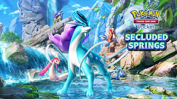 New Secluded Springs expansion starring Raikou, Entei and Suicune launches in Pokémon TCG Pocket on August 27 at 11 p.m