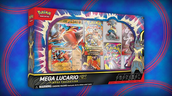 New Pokémon TCG: Mega Lucario ex Figure Collection revealed and will be released November 7 at the Pokémon Center and where Pokémon TCG products are sold