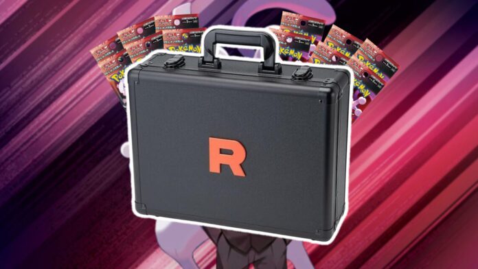 This Pokémon Team Rocket case is full of packs, and it's below market price