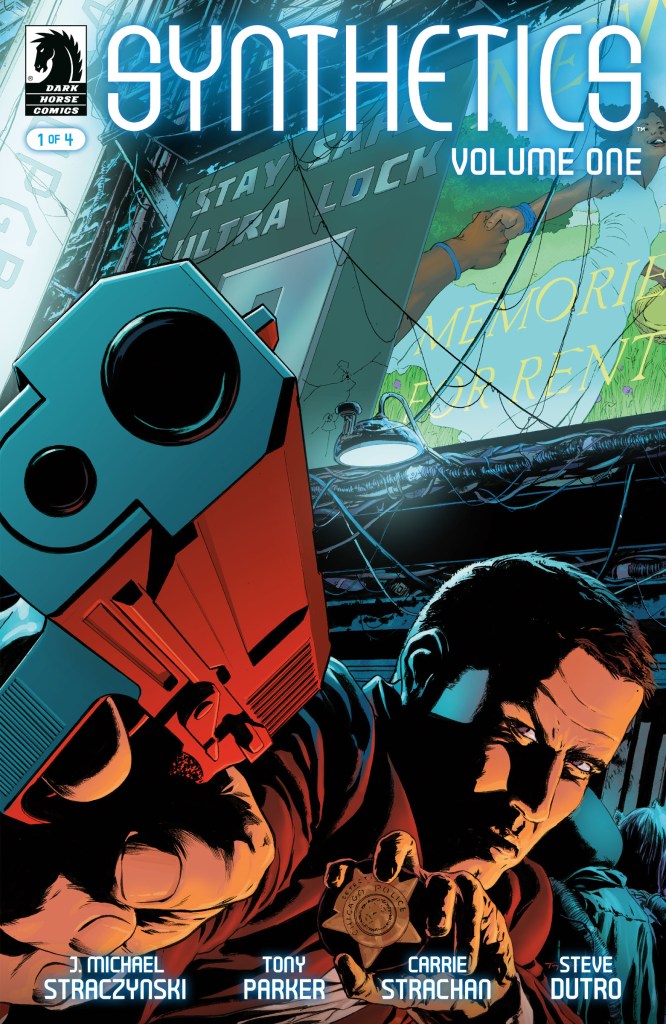 Synthetics Volume One #1 delivers a bleak look at the future, commenting on today