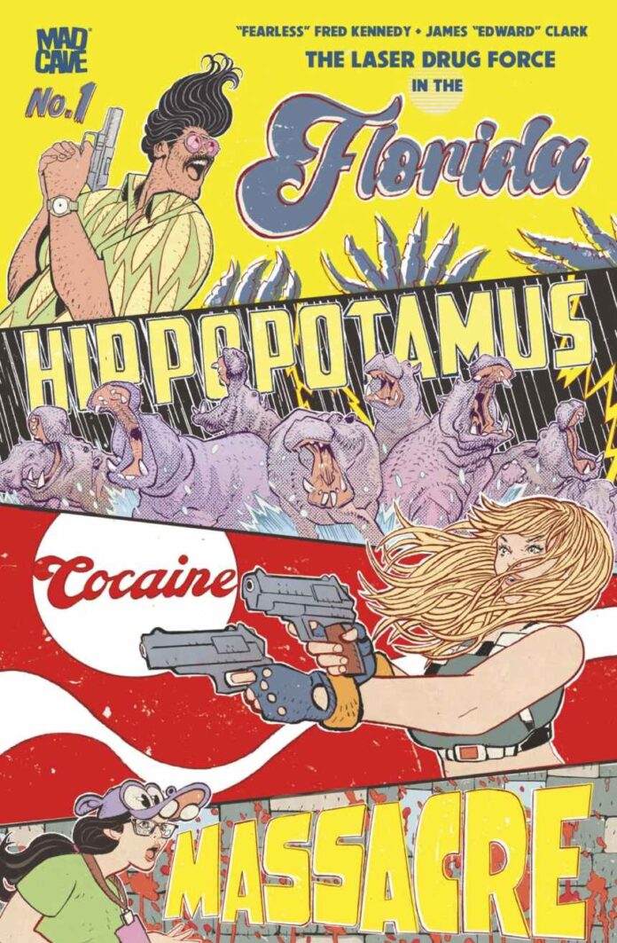 The Florida Hippopotamus Cocaine Massacre is a Wild, Blood-Soaked, ‘80s-Infused Action Comedy Where Narcos Meets Jurassic Park—With the Aesthetic of Airplane!