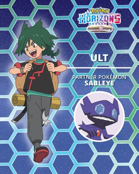 In season 3 of Pokémon Horizons: The Series, Roy’s rival Ult travels with his Sableye, which can harness the power of Mega Evolution