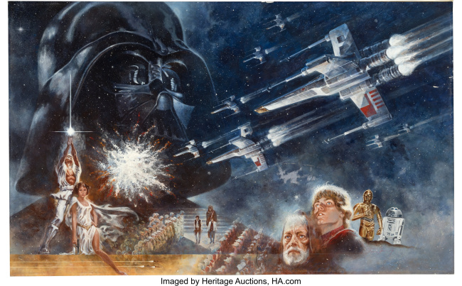 'Star Wars' Painting Logs Record Multi-Million Dollar Sale