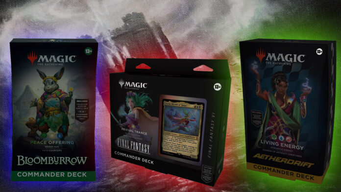 These 3 Awesome MTG Commander decks are currently available for less than $40