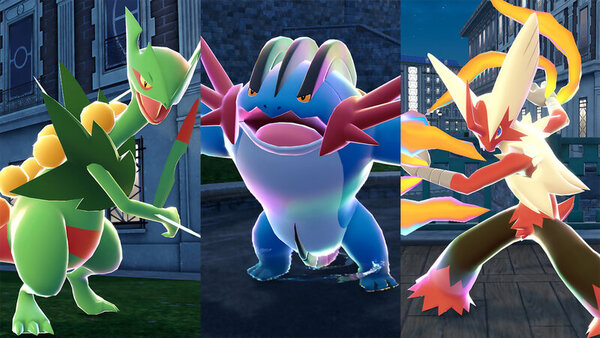 You can encounter Sceptile, Swampert and Blaziken in the Pokémon Legends: Z-A – Mega Dimension DLC and obtain their Sceptilite, Swampertite and Blazikenite Mega Stones by participating in future Ranked Battles seasons