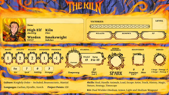 Check out this fiery homebrew class for RPG upstart Draw Steel