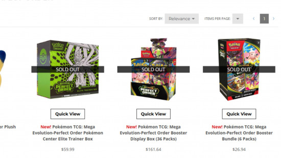 Pokémon Perfect Order pre-orders are sold out at the official store, so here's where to get it