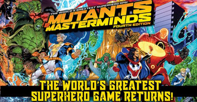 'Mutants & Masterminds 4E' Hits Kickstarter