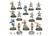 In this week’s Warhammer preview, the High Elf Blood Bowl team looks fierce in shorts