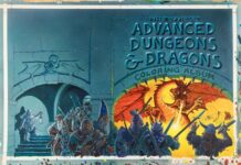 ‘The Official Advanced Dungeons & Dragons Coloring Album’ Cover Art Up For Auction