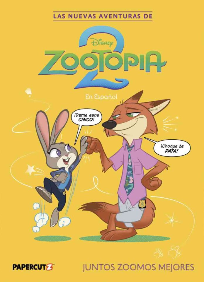 The Spanish Edition of The New Adventures of Disney Zootopia 2 Vol