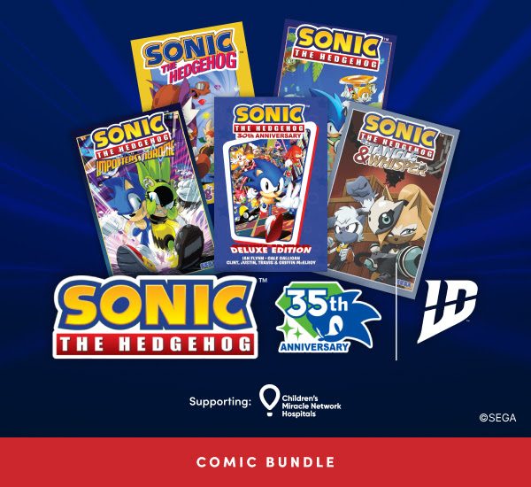 Gotta read fast with the Sonic the Hedgehog 35th Anniversary Humble Bundle!