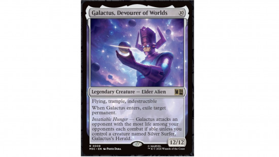 MTG Marvel doesn't give Galactus the game's most hated keyword, and that's a tragedy