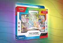 New Pokémon TCG: First Partner Illustration Collection—Series 3 revealed and will be released August 7 in stores and the official Pokémon Center