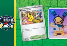 New promo cards including Paradise Resort and celebratory Pikachu plush revealed for the 2026 Pokémon World Championships in San Francisco