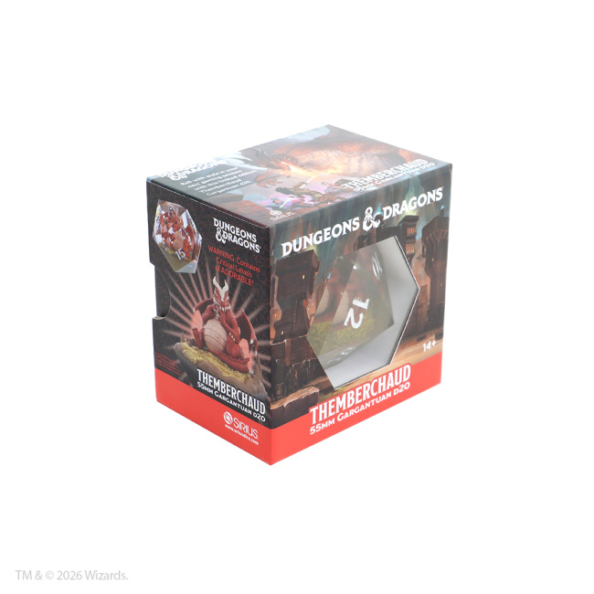Sirius Dice Unveils Images of Chonky 'D&D Themberchaud 55mm D20'