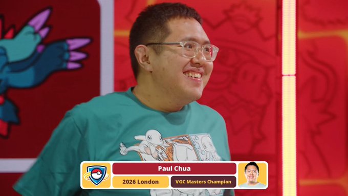 The Pokémon Company spotlights Paul Chua, Pokémon VGC Champion of the 2026 Pokémon Europe International Championships