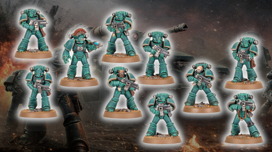 Under cover of 11th edition hype, GW unveils another host of Horus Heresy Space Marines