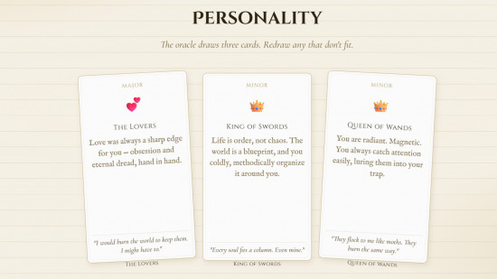 Weave together a DnD character with tarot cards using this homebrew tool