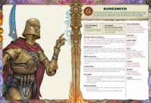 Exclusive Pathfinder Runesmith reveal: Impossible Magic’s new class looks tactical and tasty