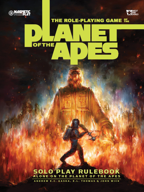 'Planet of the Apes RPG: Solo Play Rulebook' Deets