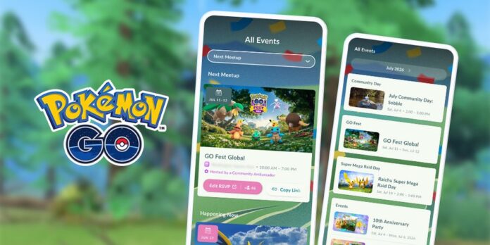 Pokémon GO adds new in-game event calendar and updates to the Today View