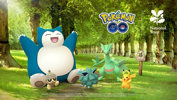 Pokémon GO teams up with the National Trust for summer event across England, Wales and Northern Ireland from July 18 to Sept