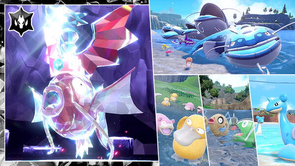 Pokémon Scarlet and Violet announces Water-type seasonal event with Dragon-Tera Magikarp, marked Mass Outbreaks and 7-star Tera Raid Battles
