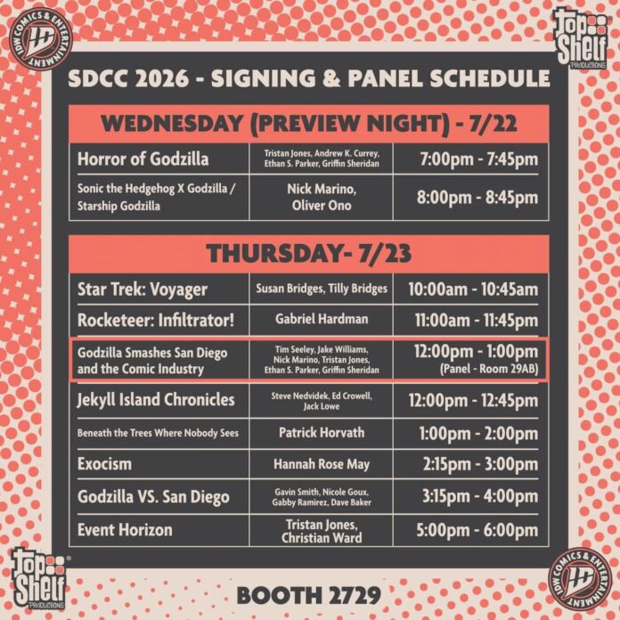 SDCC 2026: IDW Publishing reveals its Panels and Signings