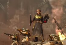 Total War: Warhammer 40K Gameplay Previews Astra Militarum Vs. Orks