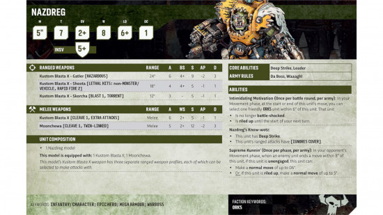 Warhammer 40k brings another beloved Ork character back with a vengeance, as a Big Yellow Mini