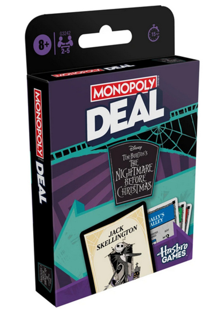 Gifts Week 2026: 'Monopoly Deal: Tim Burton's The Nightmare Before Christmas' Heads to Retail