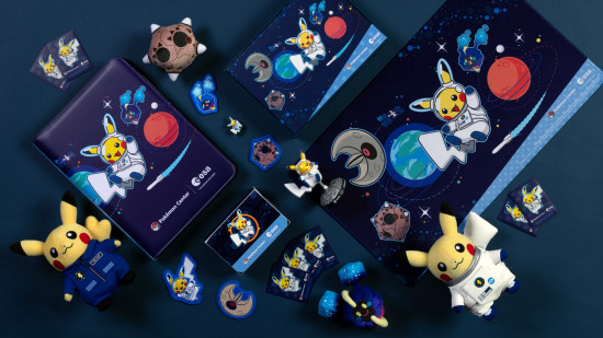 Pikachu literally goes to space alongside a new selection of Pokémon TCG accessories