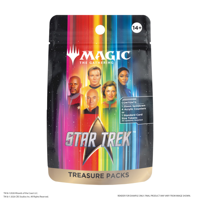 Sirius Dice Announces 'Magic: The Gathering - Star Trek' 'Treasure Packs' and 'Mini Dice Cups'