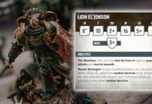 The Lion’s new Warhammer 40k rules make him nigh unkillable, and it’s OK to be scared