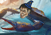The upcoming MTG set will contain an ogre crab wizard
