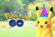 Pokémon GO 30th Anniversary Mall Exploration event launches with party hat Pikachu